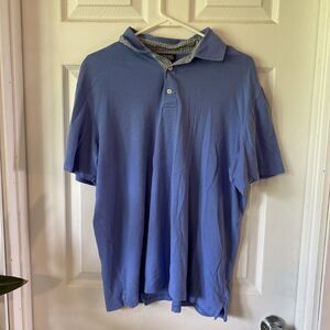 Michael Kors Shirt Men’s Polo XL Blue Cotton Short Sleeve